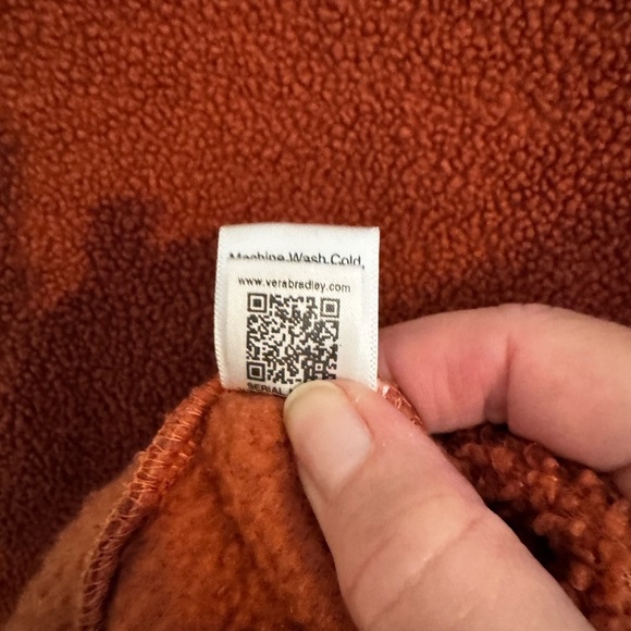 Vera Bradley Half Zip Teddy Sherpa Ovesized Quilted Floral Pullover Size XXS/XS - Picture 7 of 10